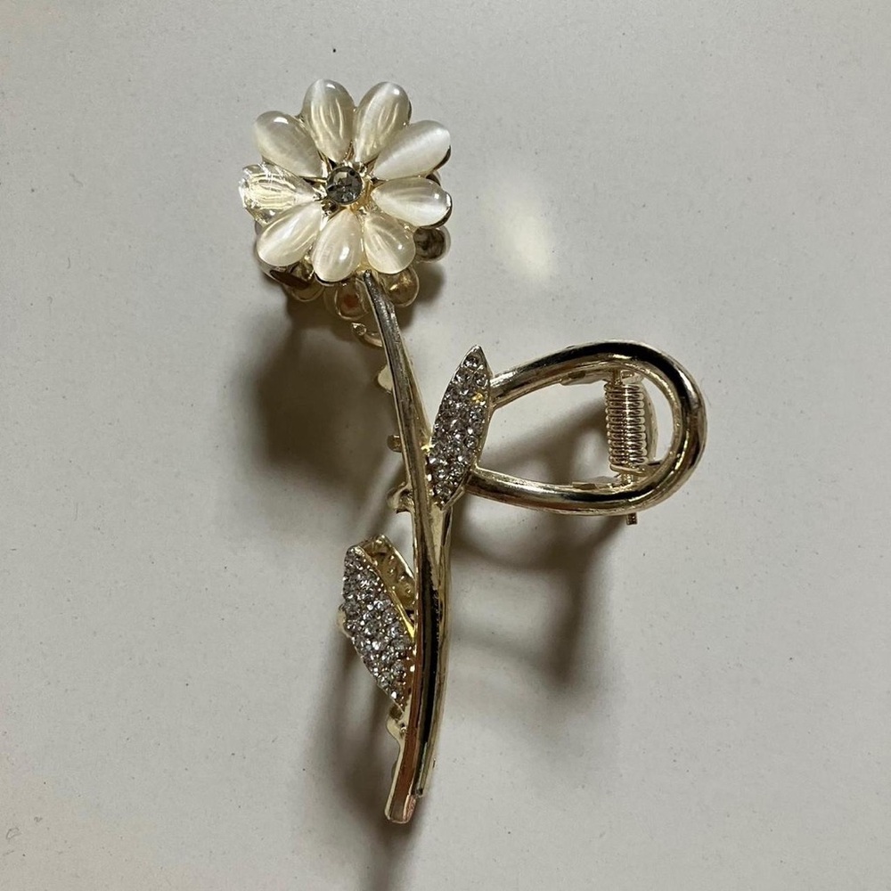 Women's Gold and Cream Hair-accessories